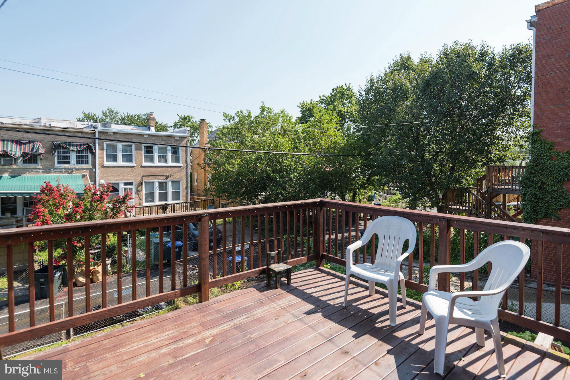 1345 Rittenhouse Street Northwest Washington, DC 20011 - Photo 22 of 24 Exterior (Rear) Deck View 2