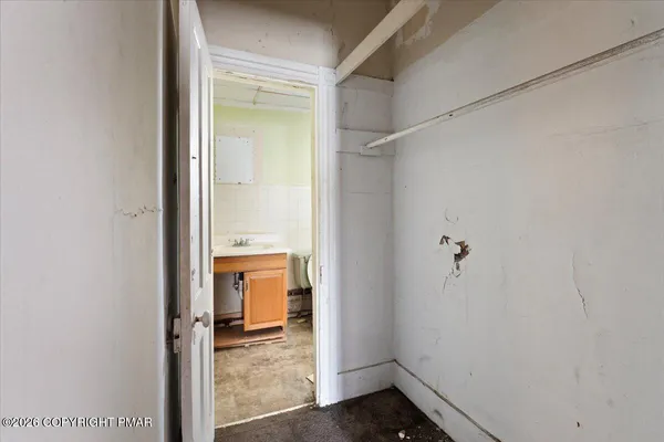 a view of an empty room
