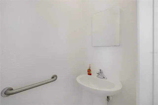 a bathroom with a sink