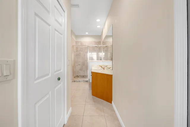 a view of bathroom with shower