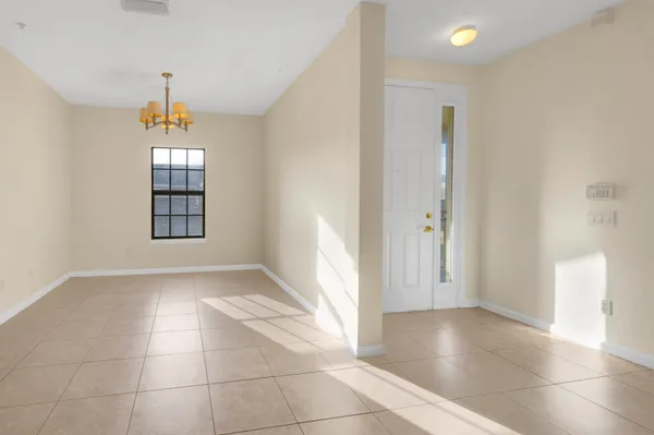 a view of an entryway of a house