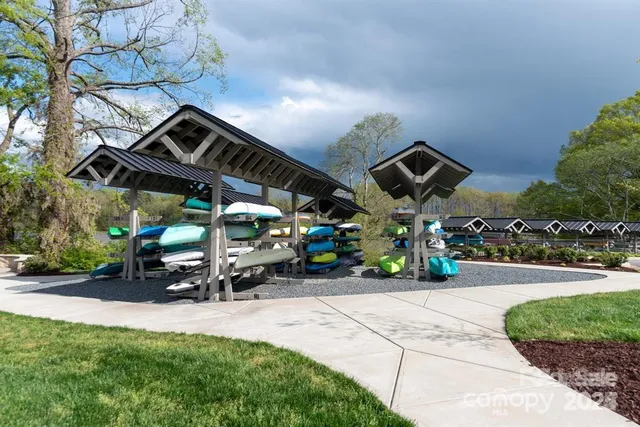 a view of outdoor space with seating