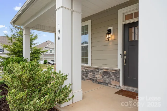 a view of a door of the house