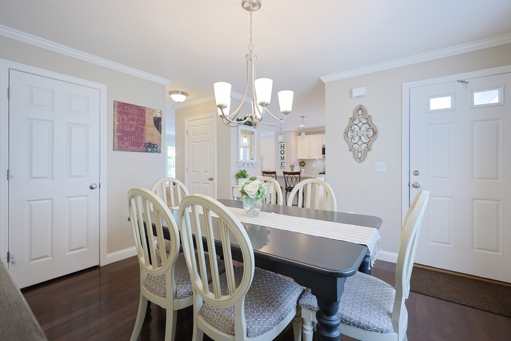 5 Mendon Road, Unit D Attleboro, MA 02703 - Photo 14 of 38 a view of a dining room with furniture and wooden floor