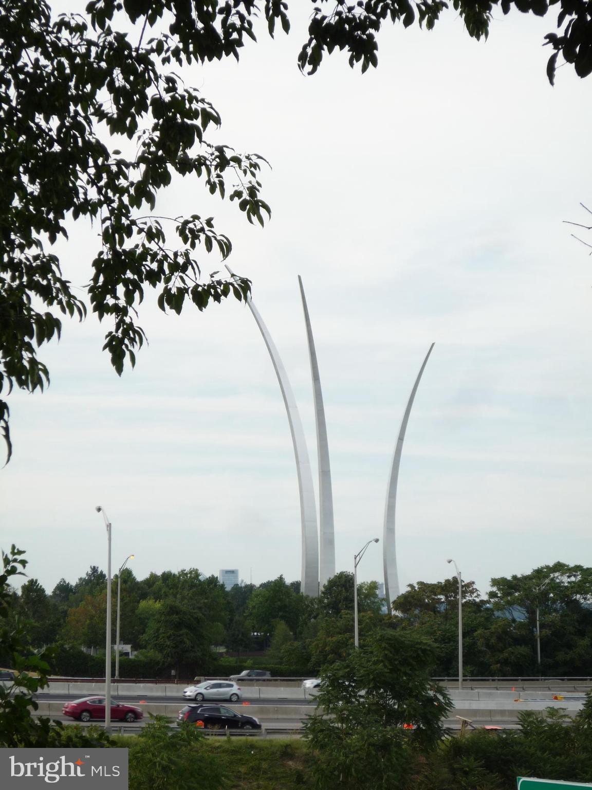 1300 South Arlington Ridge Road, Unit 103 Arlington, VA 22202 - Photo 24 of 30 Air Force Monument from Park at top of street