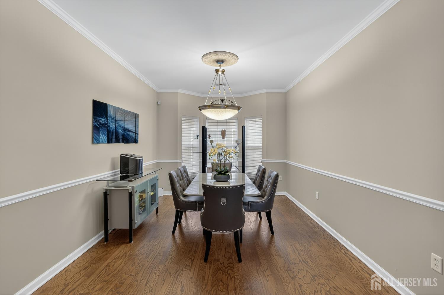6 George Russell Way Clifton, NJ 07013 - Photo 11 of 45 a view of a dining room with furniture window and wooden floor