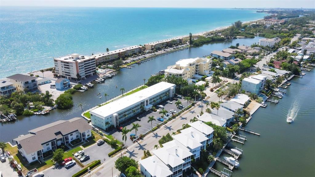 9200 Midnight Pass Road, Unit 24 Sarasota, FL 34242 - Photo 8 of 43 an aerial view of a city
