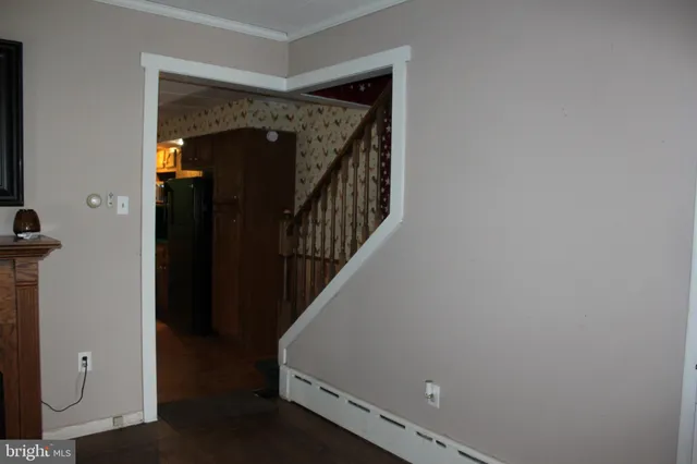 wooden floor in a room