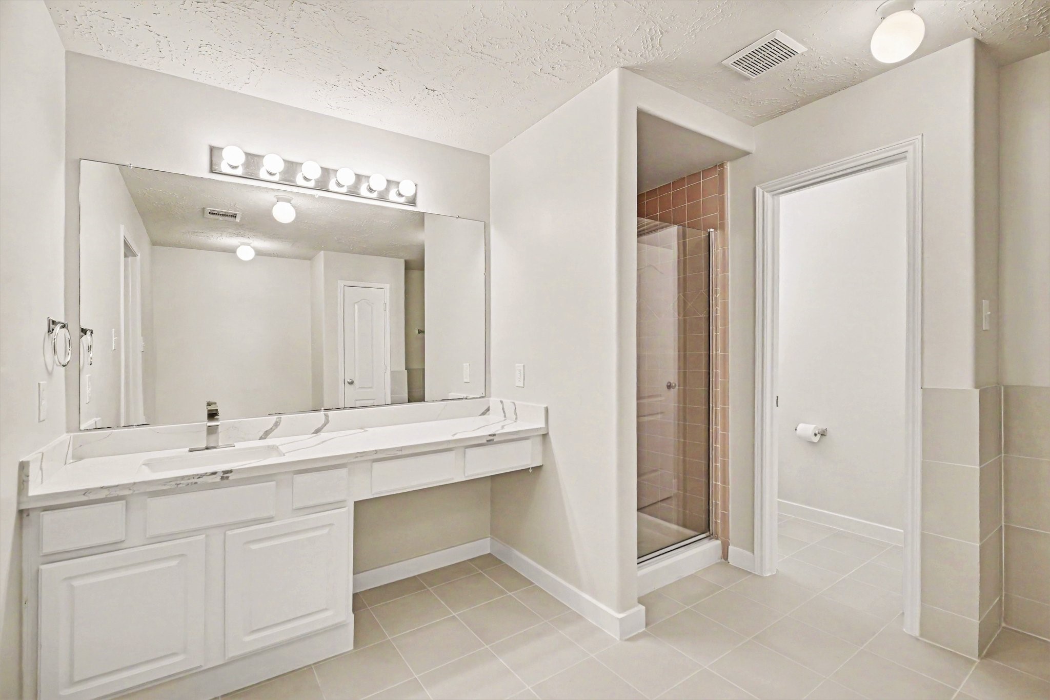 7419 Hollister Ridge Houston, TX 77040 - Photo 10 of 27 Newly renovated primary bath with seperate shower.