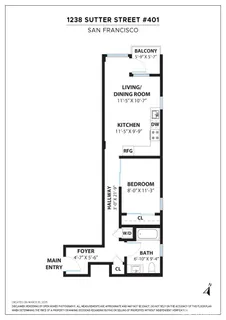 $549,000 | 1238 Sutter Street, Unit 401, San Francisco, CA 94109