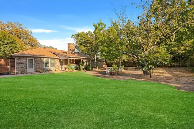 a house view with outdoor space