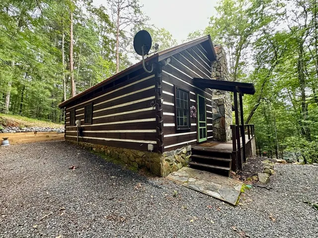 a view of outdoor space and deck living room