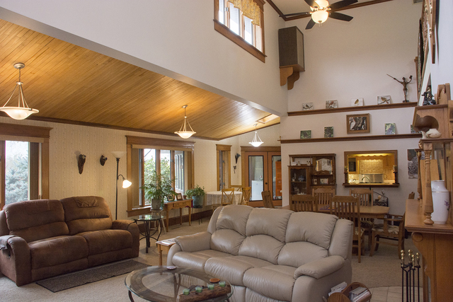 16380 Browns Road Morrison, IL 61270 - Photo 7 of 41 a living room with furniture and a flat screen tv