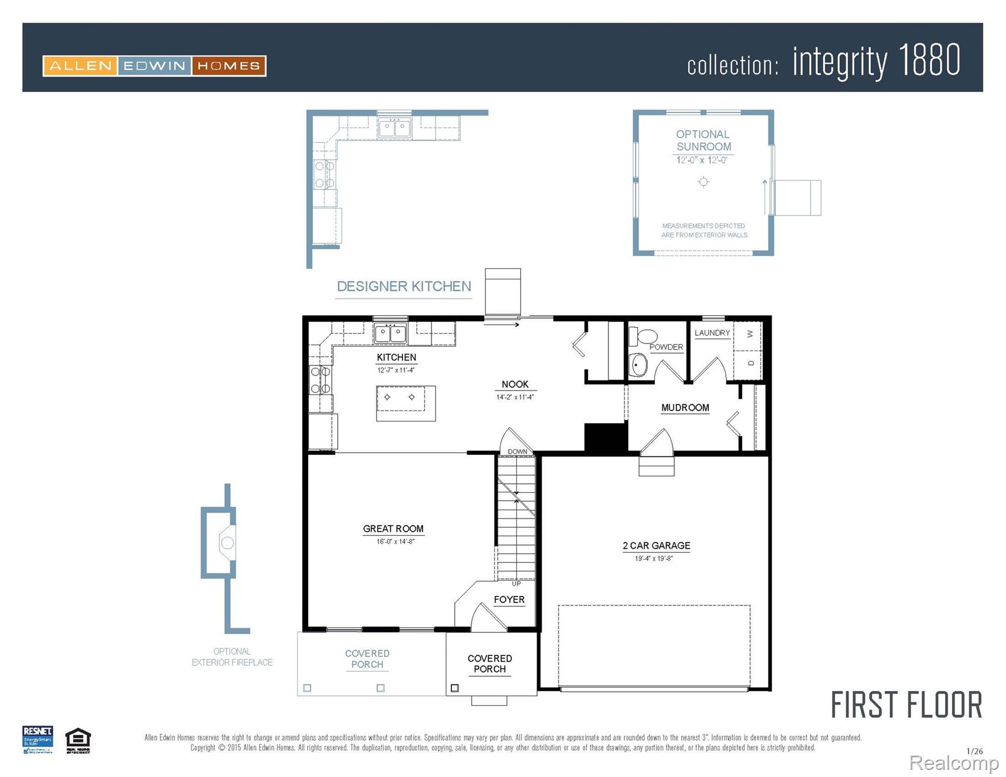 3185 Quail Ridge Court Clio, MI 48420 - Photo 31 of 32 Standard Floor Plan-actual home may vary