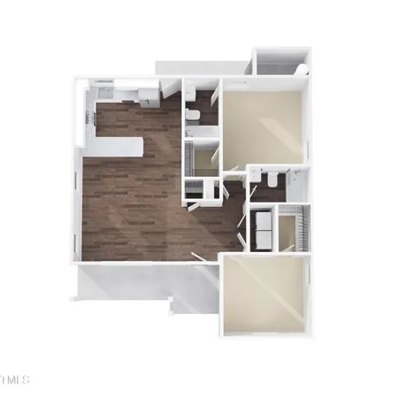 a picture of a bathroom with a bathtub