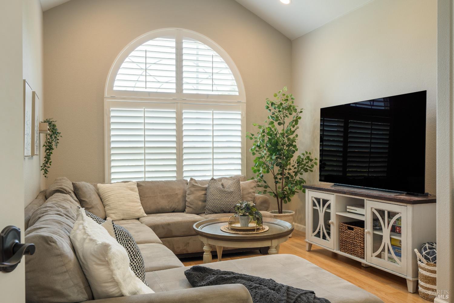 1238 Darling Street Napa, CA 94558 - Photo 12 of 68 a living room with furniture and a flat screen tv