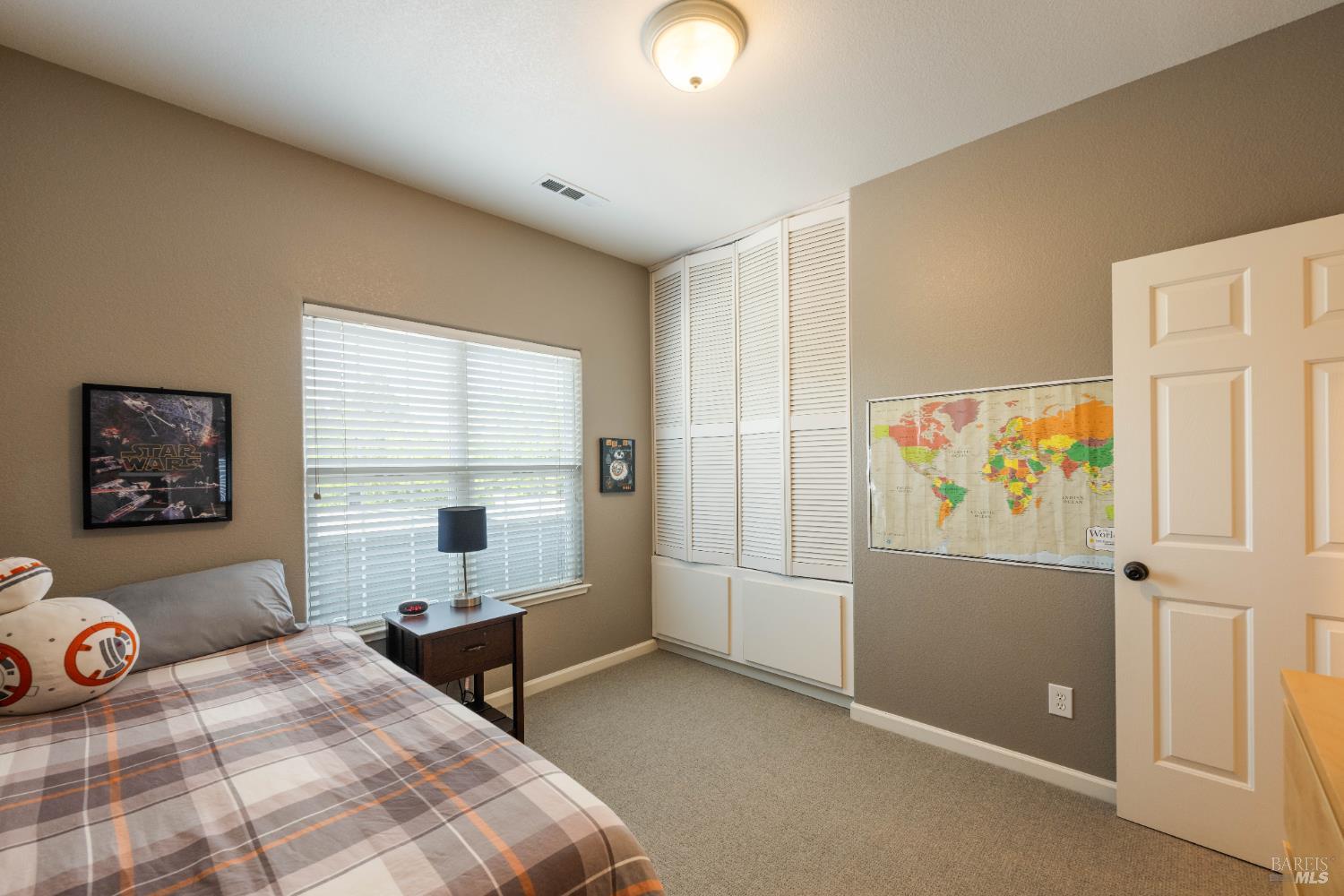 1238 Darling Street Napa, CA 94558 - Photo 45 of 68 a bedroom with a bed and a window