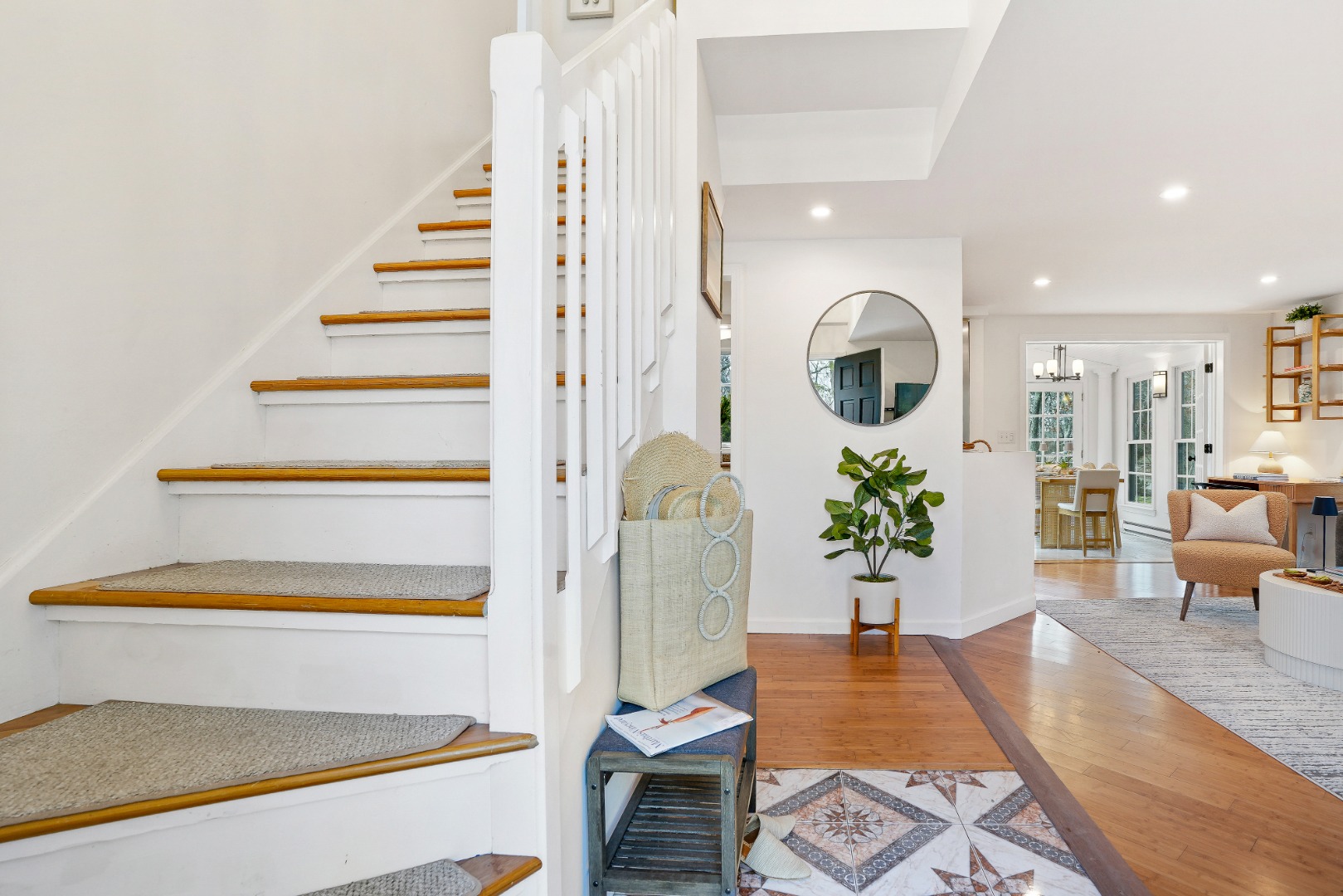 26 Sea Glen Road Oak Bluffs, MA 02557 - Photo 16 of 36 a view of living room filled with furniture and wooden floor