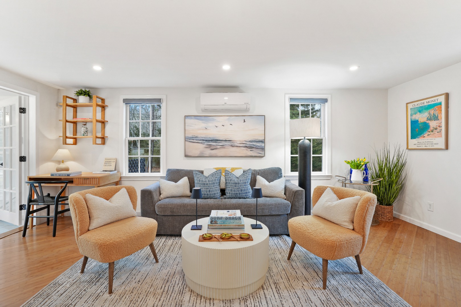 26 Sea Glen Road Oak Bluffs, MA 02557 - Photo 5 of 36 a living room with furniture and a large window