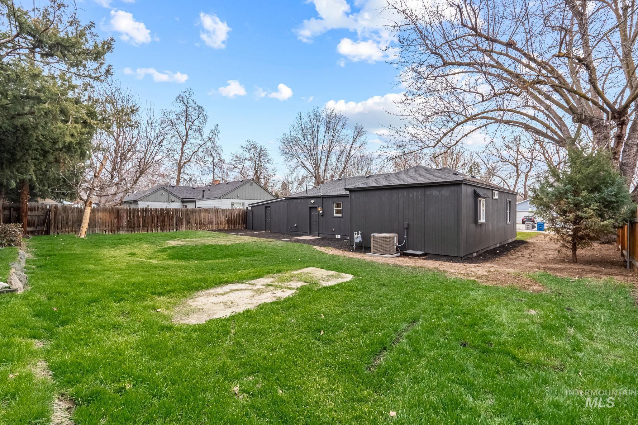 5420 Anna Street Boise, ID 83705 - Photo 24 of 24 Back of property with a patio area and a shingled roof