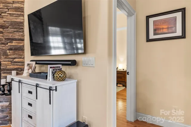 a view of a storage and utility room