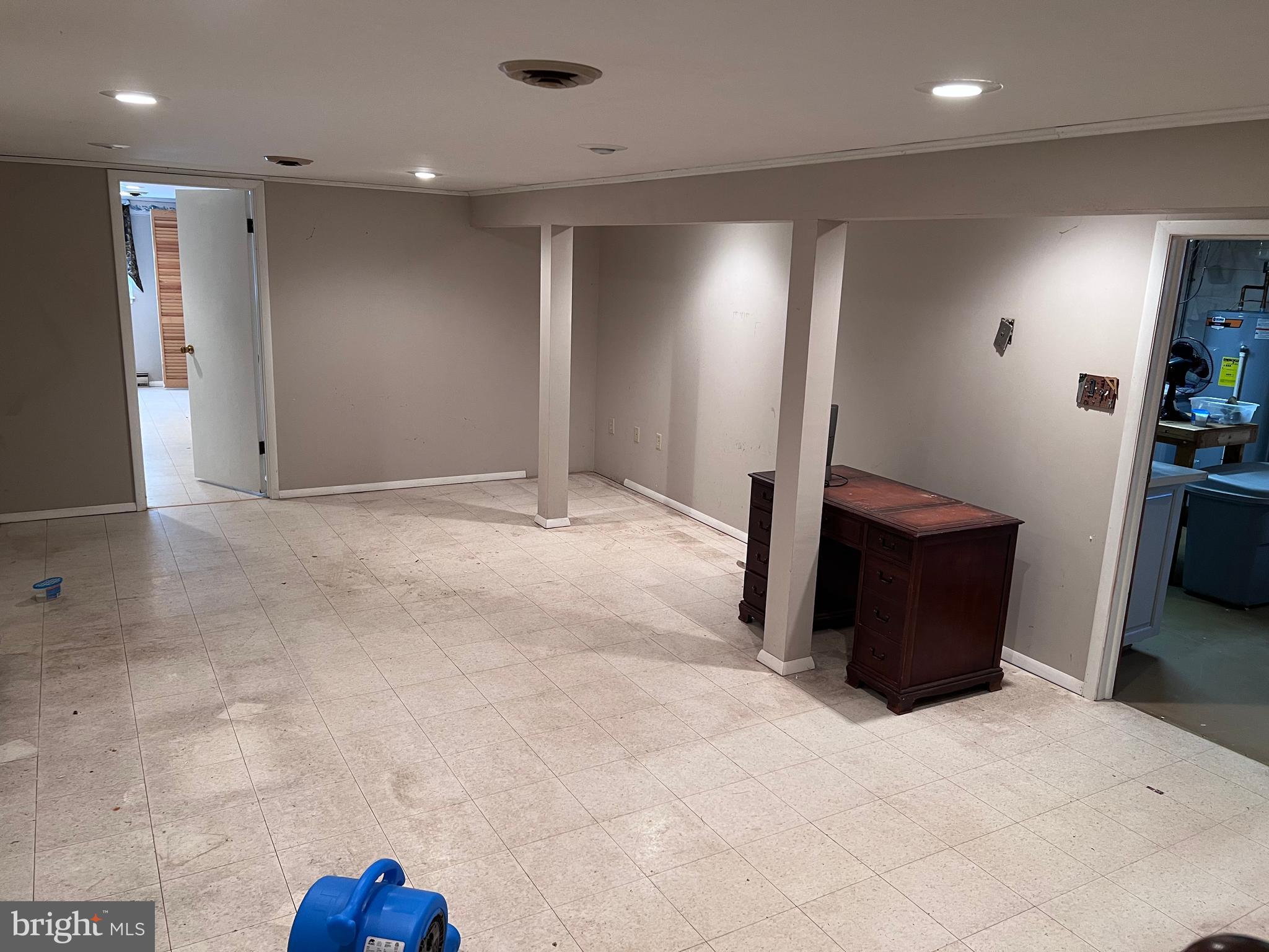 7119 Academy Road Warrenton, VA 20187 - Photo 19 of 21 a view of a hallway with cabinet and mirrors