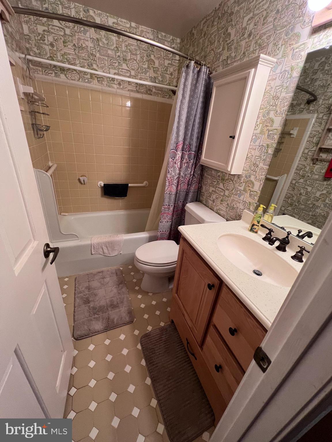 7119 Academy Road Warrenton, VA 20187 - Photo 6 of 21 a bathroom with a sink a toilet and shower