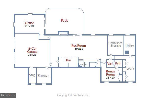 7200 Nevis Road Bethesda, MD 20817 - Photo 50 of 50 Upper Level Floor Plan