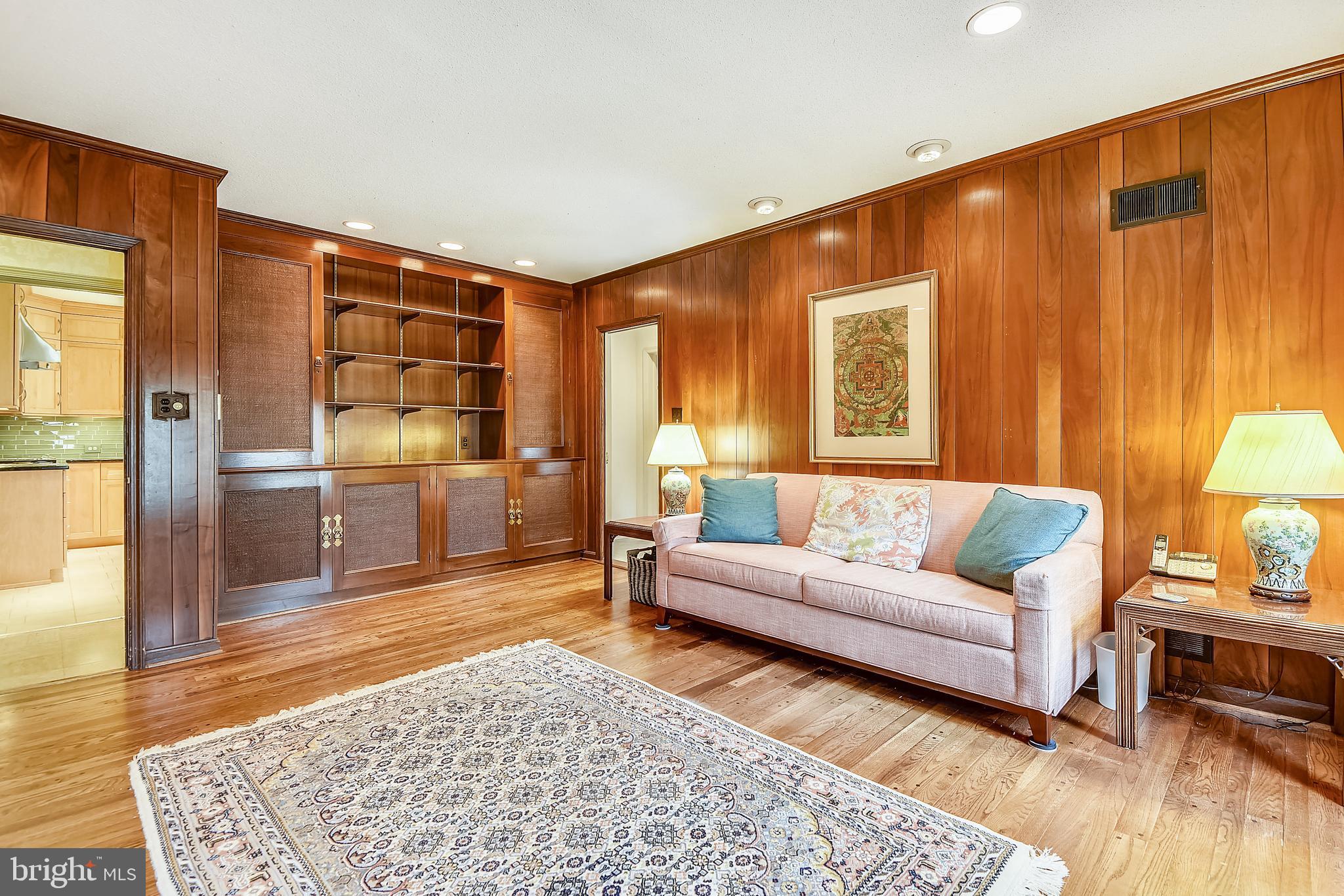 7200 Nevis Road Bethesda, MD 20817 - Photo 10 of 50 Family Room with Custom Built-Ins