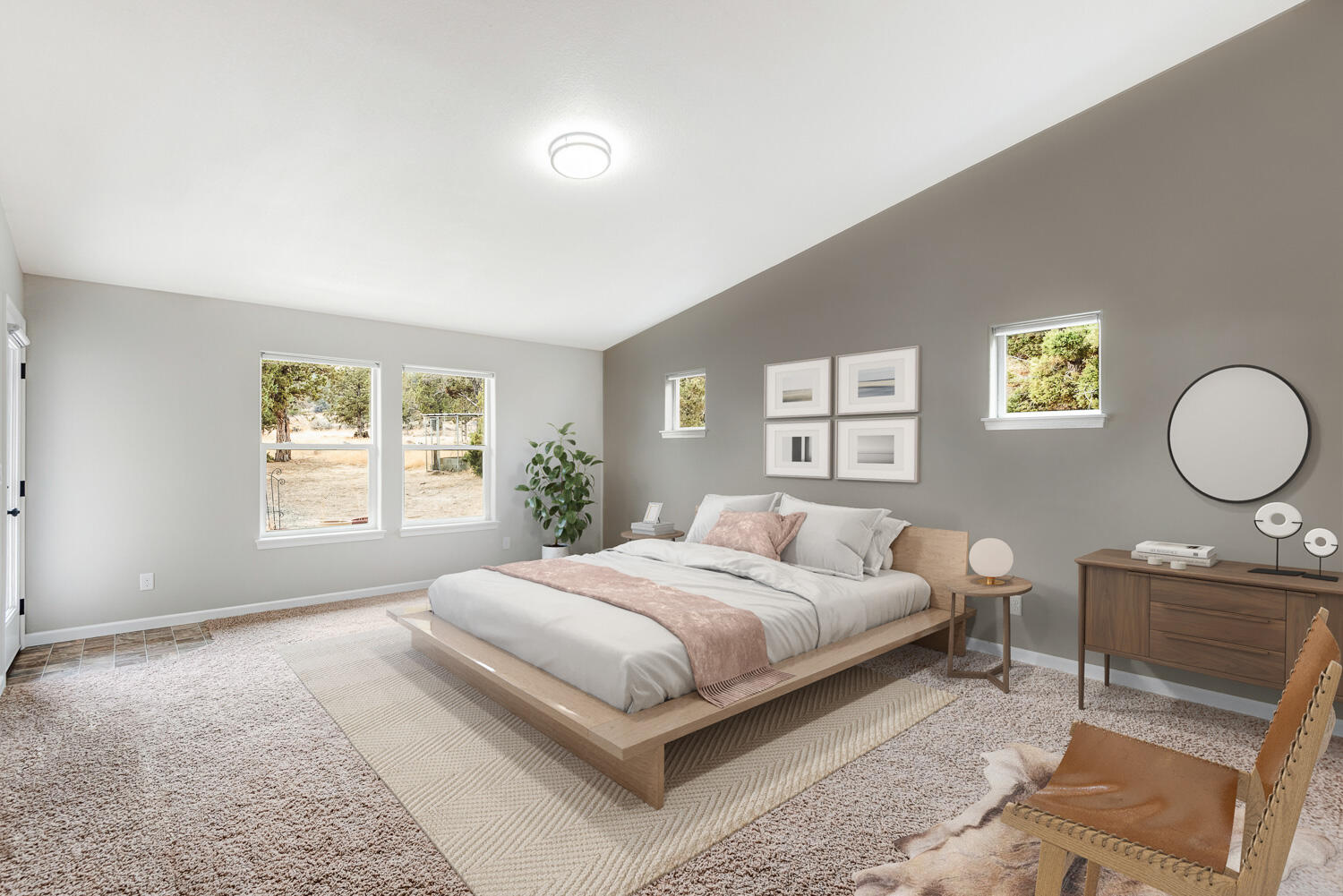 21305 Southwest Gift Road Bend, OR 97703 - Photo 18 of 46 Virtually Staged Primary Bedroom