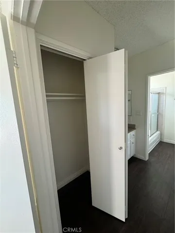 a view of closet area
