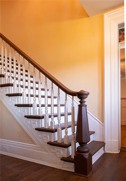 262 Durst Road Irwin, PA 15642 - Photo 15 of 24 Stairs to second floor - historic charm!