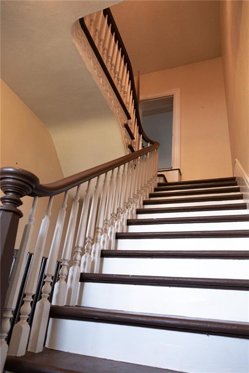 262 Durst Road Irwin, PA 15642 - Photo 16 of 24 Original woodworking on stairs.