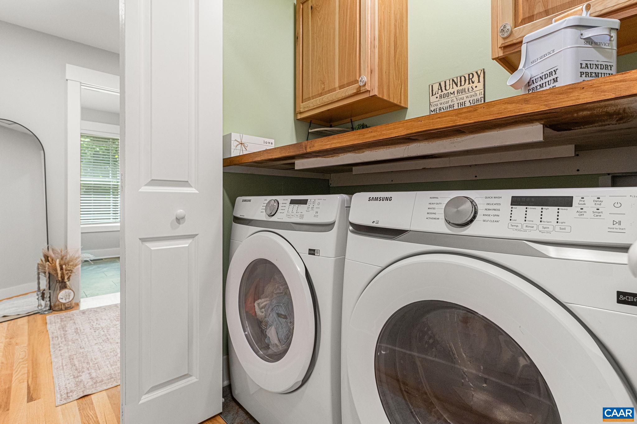 230 Fox Hollow Road Ruckersville, VA 22968 - Photo 21 of 42 a close up view of washer and dryer