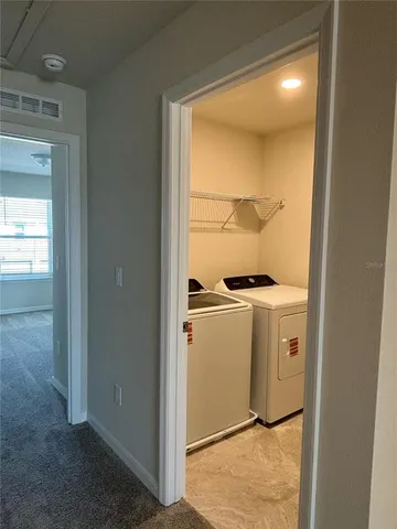 a room with storage and utility
