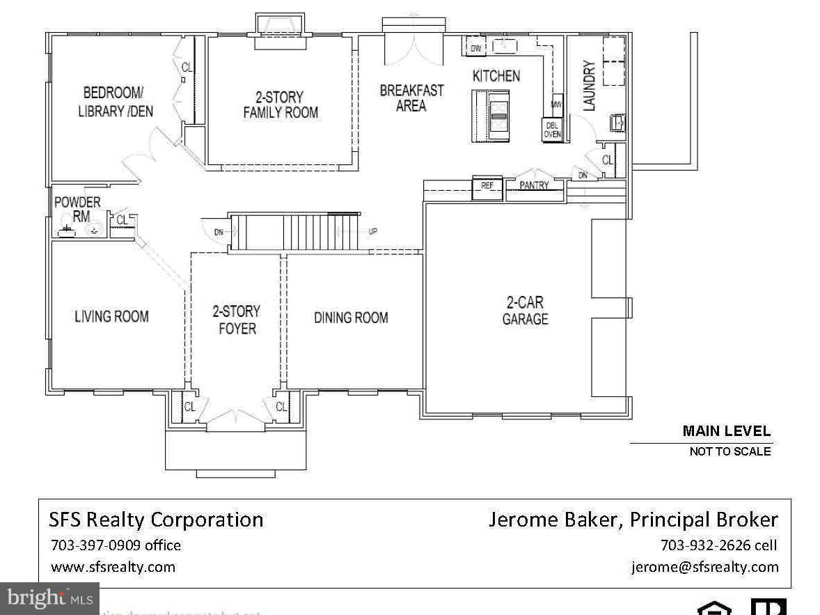 6817 Barrett Road Falls Church, VA 22042 - Photo 28 of 30 1st Floor Plan