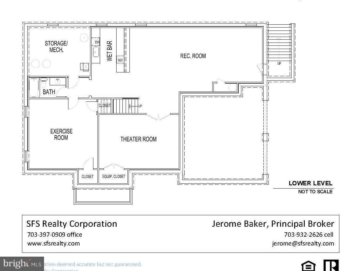 6817 Barrett Road Falls Church, VA 22042 - Photo 30 of 30 Lower Level Floor Plan