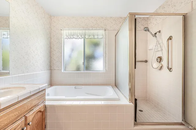 a room with furniture and a window