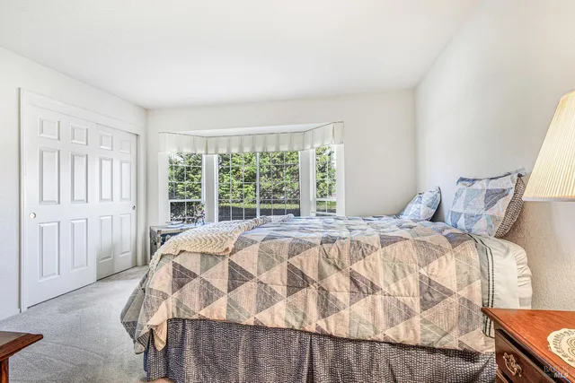 a view of swimming pool from a yard