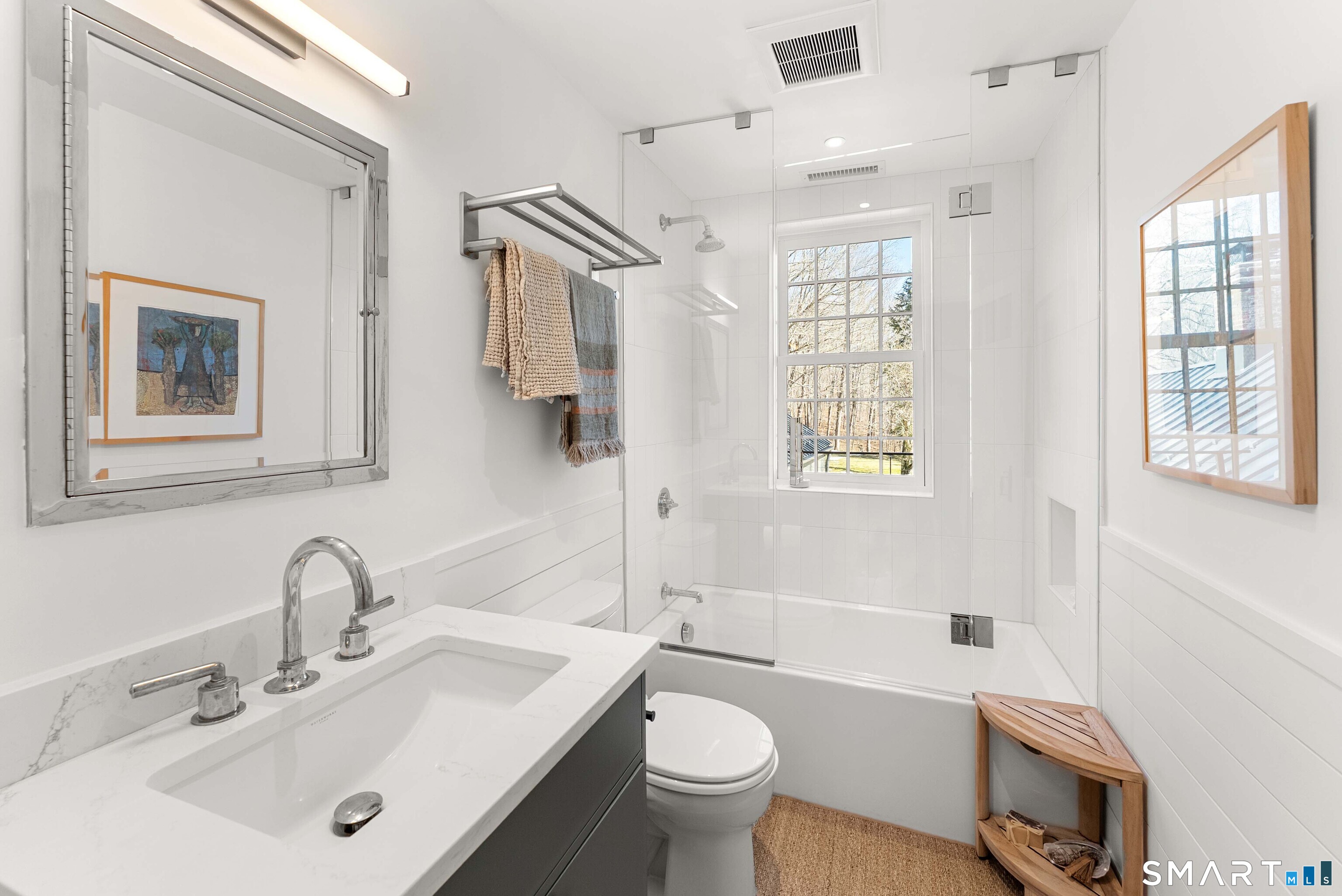 382 Weekeepeemee Road Woodbury, CT 06798 - Photo 31 of 40 a bathroom with a sink toilet and shower