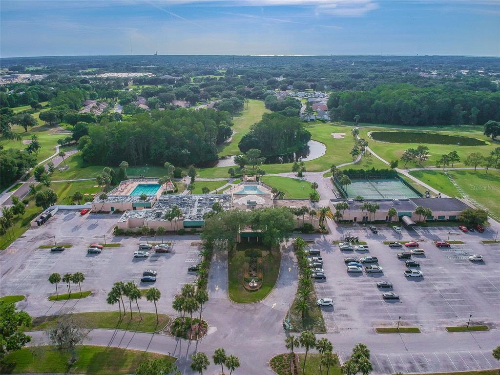 3942 Trophy Boulevard New Port Richey, FL 34655 - Photo 77 of 78 an aerial view of a houses with a swimming pool