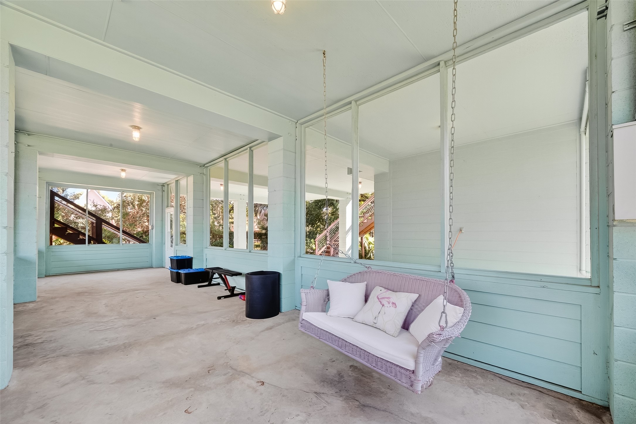 180 Grove Road Kemah, TX 77565 - Photo 46 of 50 a living room with furniture and a flat screen tv