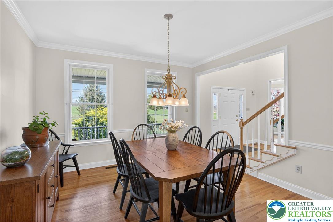 353 Farmington Road Breinigsville, PA 18031 - Photo 11 of 41 Formal dining room with classic wainscoting