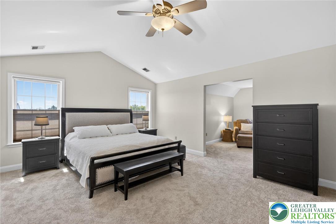353 Farmington Road Breinigsville, PA 18031 - Photo 27 of 41 Spacious primary bedroom with cathedral ceilings