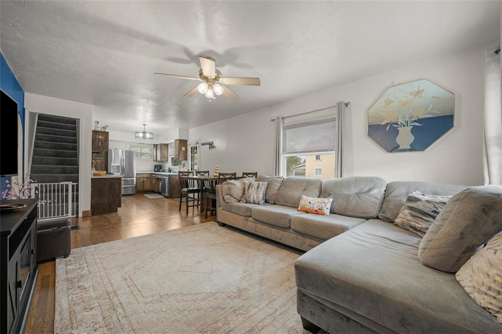 1199 Marshall Road Monaca, PA 15061 - Photo 10 of 46 a living room with furniture and a flat screen tv