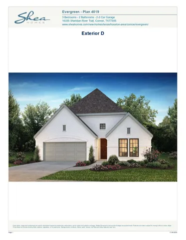 $389,990 | 15979 Mahogany Mist Drive, Conroe, TX 77302