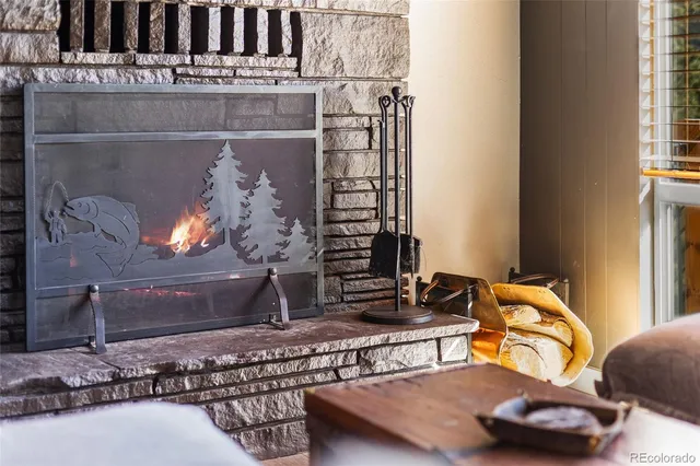 a room with table and chairs