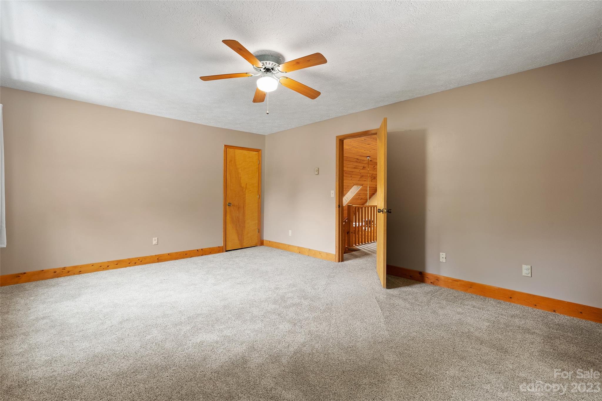 243 Penland Street Clyde, NC 28721 - Photo 17 of 20 an empty room with closet and fan