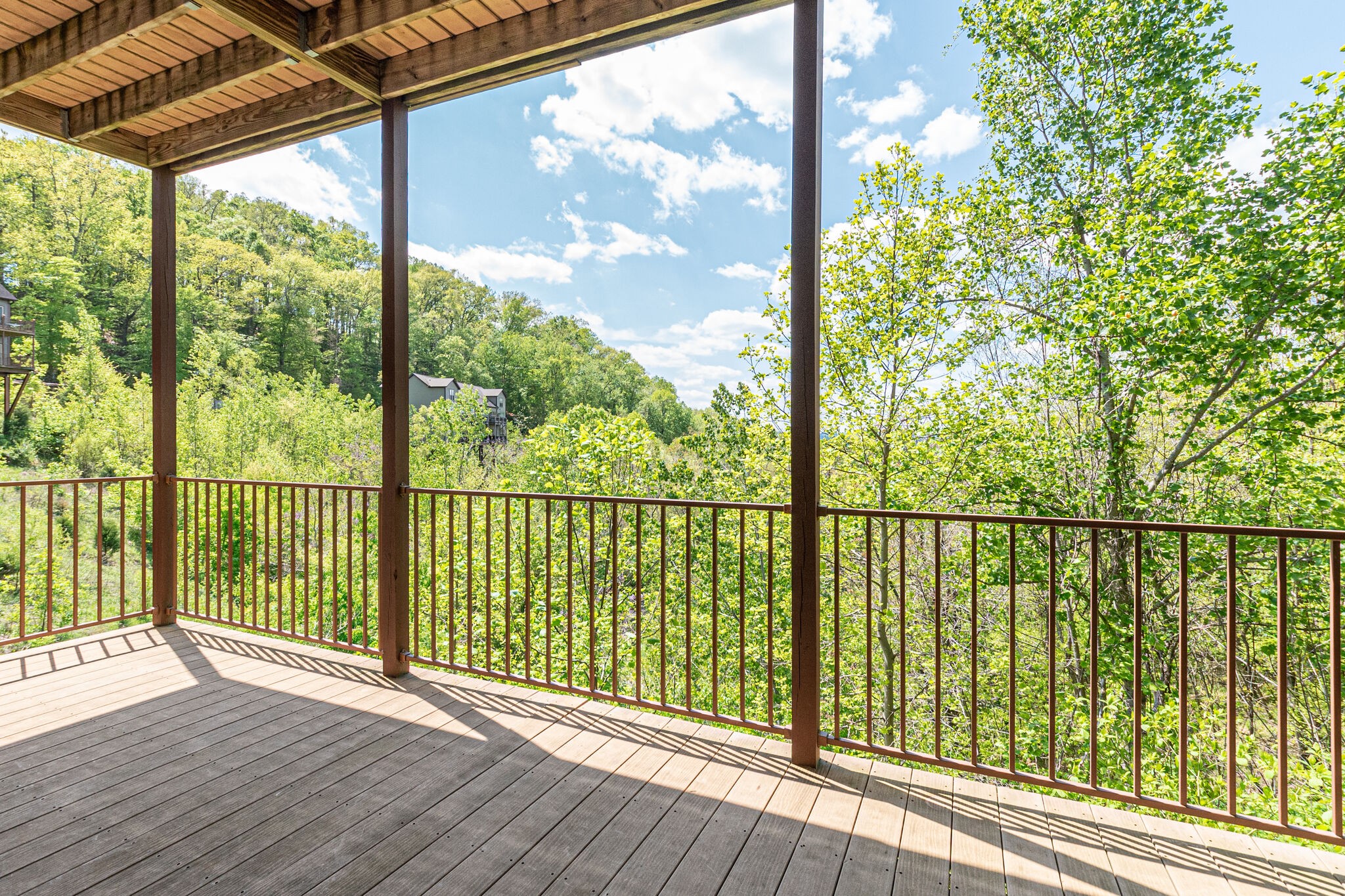 115 Vista Pt Road, Unit 115 Silver Point, TN 38582 - Photo 45 of 50 a view of a balcony with wooden floor