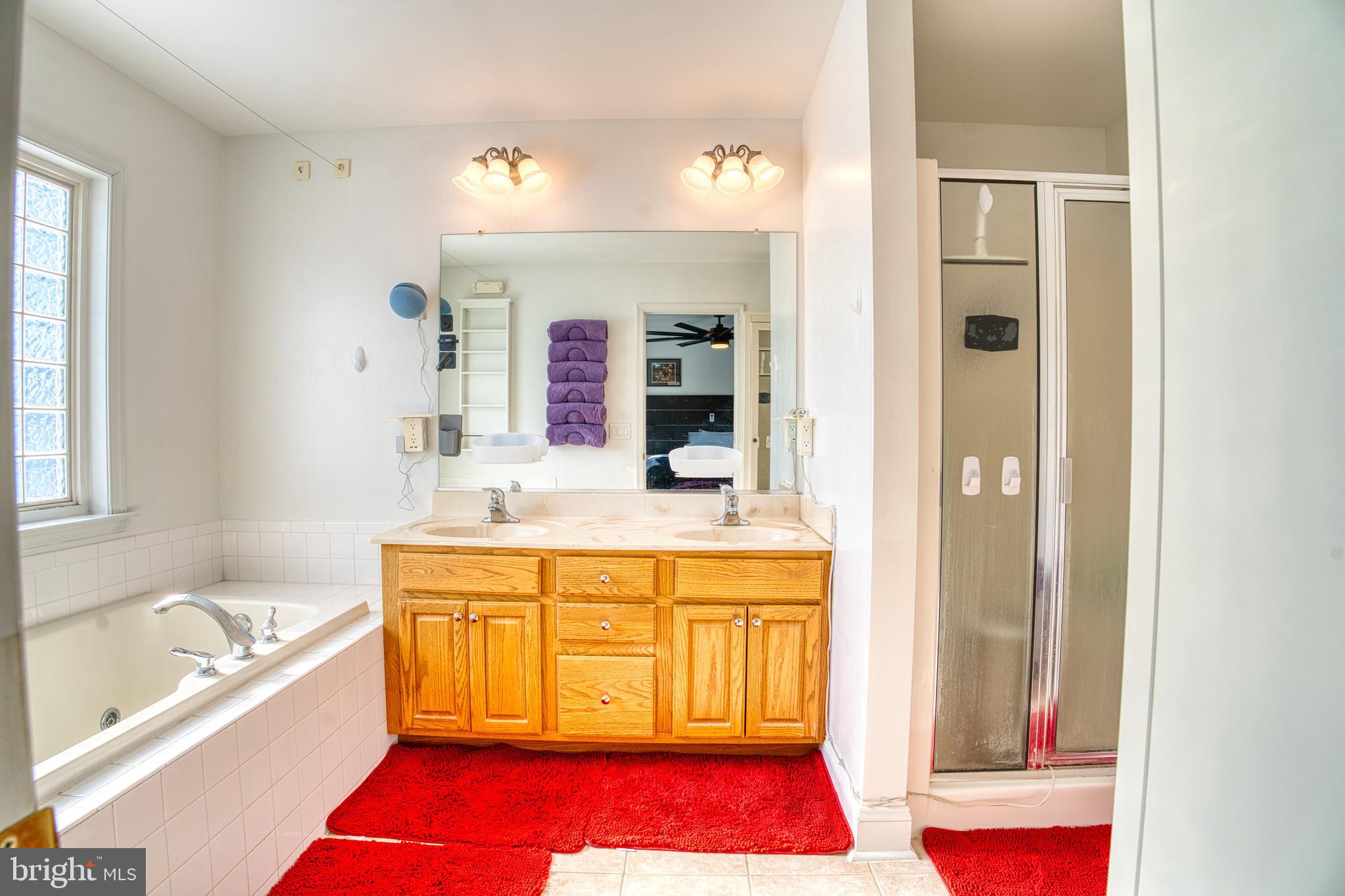 2412 Midstate Road Felton, DE 19943 - Photo 51 of 93 a spacious bathroom with a tub sink and mirror